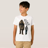 Bigfoot is mijn vriend t-shirt (Voorkant volledig)
