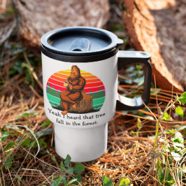 Bigfoot Ja, ik hoorde die boom in het bos vallen Reisbeker