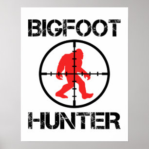 Bigfoot Jager Grappige Bigfoot Liefhebber Poster