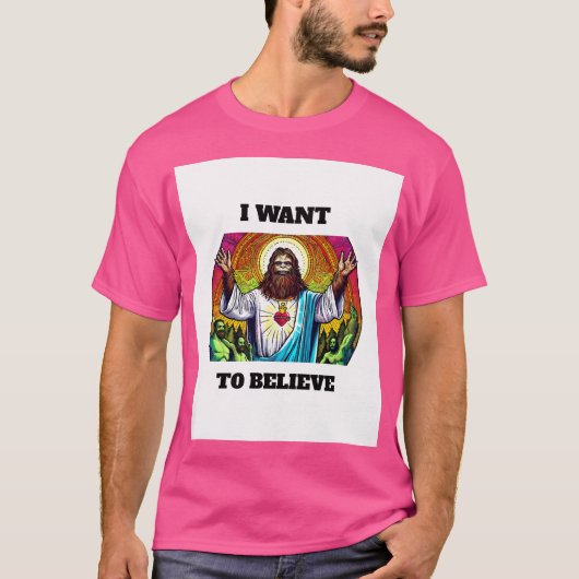 Bigfoot Jesus T-shirt (Voorkant)