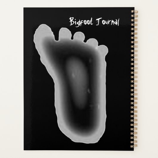 BIGFOOT JOURNAL PLANNER (Achterkant)