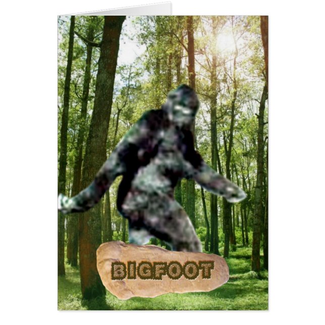 Bigfoot-kaart (Voorkant)