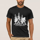 BigFoot Kampeerbos Extreem Zeldzaam Grappig Aangep T-shirt (Voorkant)