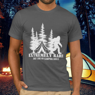 BigFoot Kampeerbos Extreem Zeldzaam Grappig Aangep T-shirt