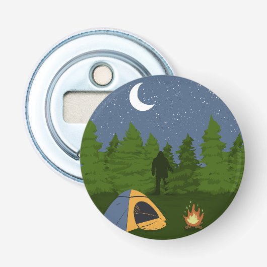 BigFoot Kamperen  Button Flesopener (Voorkant)