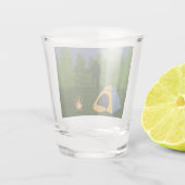 BigFoot Kamperen  Shot Glas (Achterkant)