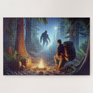 Bigfoot Kampvuur Ontmoeting, Bigfoot in de schaduw Legpuzzel