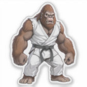 Bigfoot Karate Master Sticker (Voorkant)