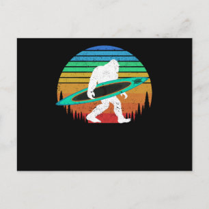 Bigfoot kayak paddling Lake white water canoe Briefkaart