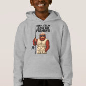 Bigfoot Keep Calm And Ga Vissen Funny (Voorkant)