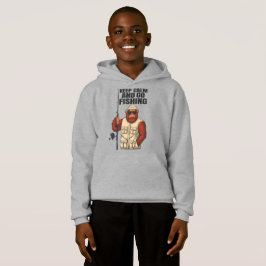 Bigfoot Keep Calm And Ga Vissen Funny