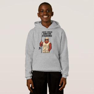 Bigfoot Keep Calm And Ga Vissen Funny