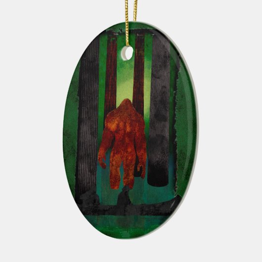 Bigfoot Keramisch Ornament (Links)