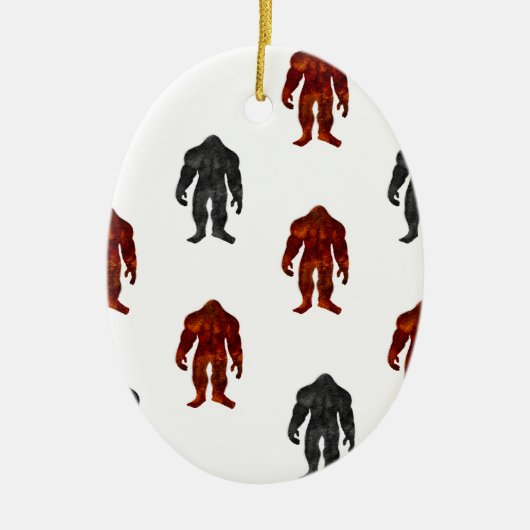 Bigfoot Keramisch Ornament (Voorkant)