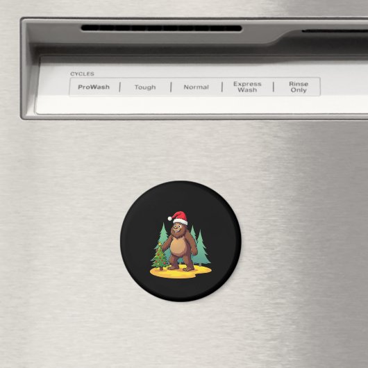 Bigfoot Kerstboom Kerstmuts (2) Magneet (Insitu (Vaatwasser))