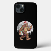 Bigfoot kerstboom lampjes paasquatch Case-Mate iPhone case (Achterkant)