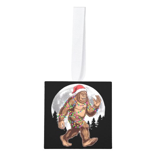 Bigfoot kerstboom lampjes paasquatch decoratie (Voorkant)