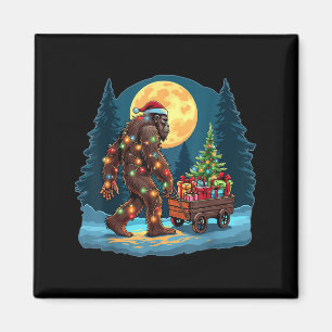 Bigfoot kerstboom lampjes paasquatch magneet
