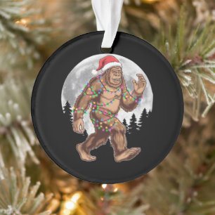 Bigfoot kerstboom lampjes paasquatch ornament