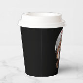 Bigfoot kerstboom lampjes paasquatch papieren bekers (Rechts)