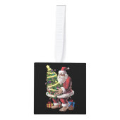 Bigfoot kerstboom lampjes Xmas sasquatch Lover Decoratie (Voorkant)