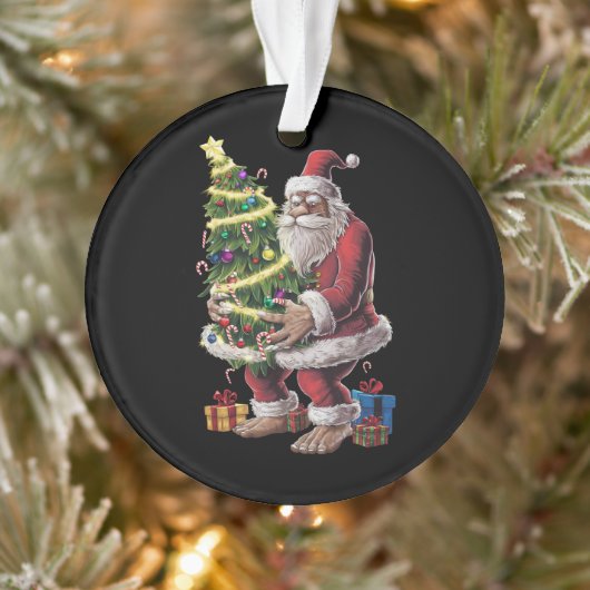 Bigfoot kerstboom lampjes Xmas sasquatch Lover Ornament (Boom)