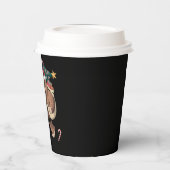 Bigfoot kerstboom lampjes Xmas sasquatch Lover Papieren Bekers (Links)