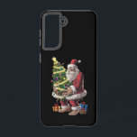 Bigfoot kerstboom lampjes Xmas sasquatch Lover Samsung Galaxy Hoesje<br><div class="desc">Bigfoot Kerstboom Lichten Kerstmis Sasquatch Liefhebbers</div>