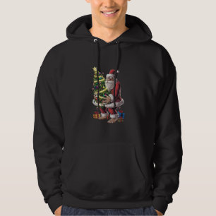 Bigfoot Kerstboom Lichtjes Kerst Sasquatch Liefheb Hoodie