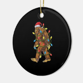 Bigfoot kerstboom Lights Xmas Boys Mannen Keramisch Ornament (Links)