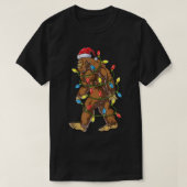 Bigfoot kerstboom Lights Xmas Boys Mannen T-shirt (Design voorkant)
