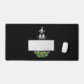 Bigfoot kerstboom Sasquatch Santa Lovely Bureaumat (Keyboard & Muis)