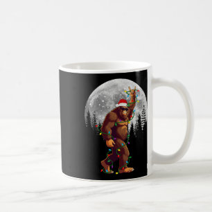 Bigfoot kerstboom verlicht Funny Xmas Sas Koffiemok