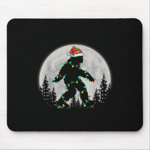 Bigfoot kerstboom verlicht Funny Xmas Sas Muismat