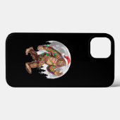 Bigfoot Kerstman Kerstboom Lichtjes Kerstmis Sasqu Case-Mate iPhone Case (Achterkant (horizontaal))