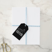 Bigfoot Kerstmis - Sasquatch Ugly Kerstmis Cadeaulabel (Met Touw)
