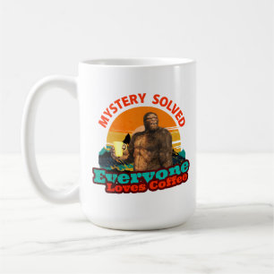 Bigfoot-koffie Mysterie Opgelost Humor Koffiemok