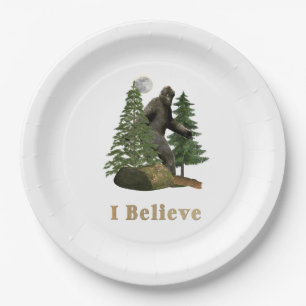 Bigfoot koopwaar papieren bordje