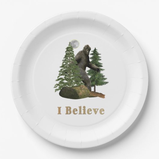 Bigfoot koopwaar papieren bordje (Voorkant)
