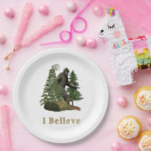 Bigfoot koopwaar papieren bordje (Feest)