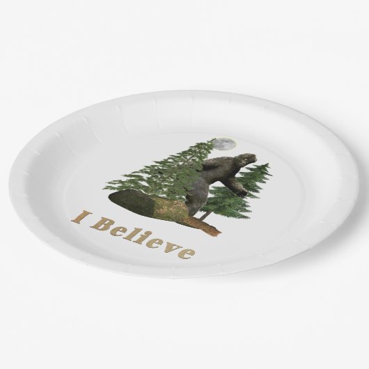 Bigfoot koopwaar papieren bordje (Gekanteld)