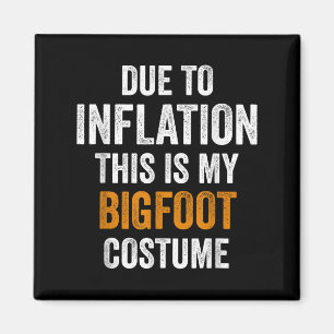 Bigfoot-kostuum Halloween vanwege inflatiegeschenk Magneet