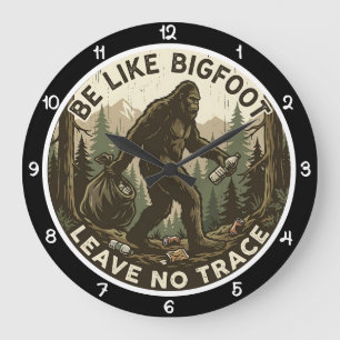 Bigfoot Laat Geen Spoor Wildernis Grote Klok