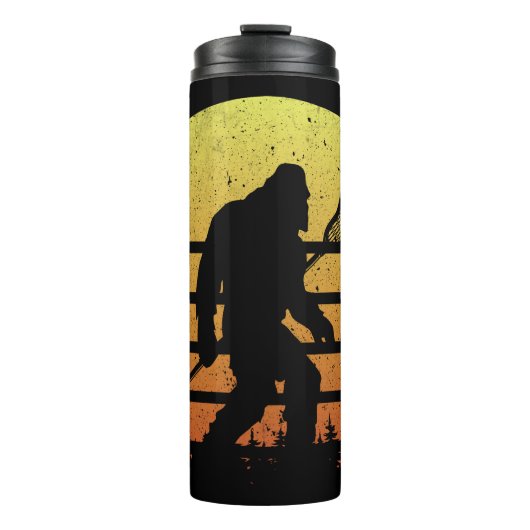 Bigfoot Lacrosse Retro Thermosbeker (Voorkant)