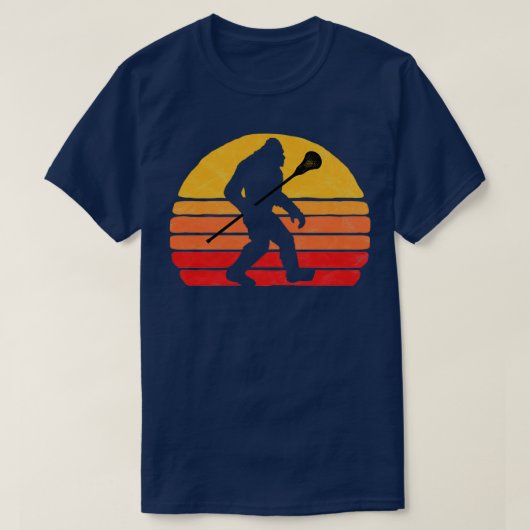 Bigfoot Lacrosse Stick  Sun Lax T-shirt (Design voorkant)