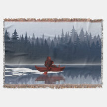 Bigfoot Lake Canoe Wilderness Grove van pijnbomen 