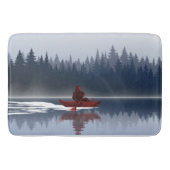 Bigfoot Lake Canoe Wilderness Pine Forest Camp Badmat (Voorkant)