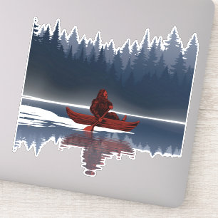 Bigfoot Lake Kano Wildernis Dennenbos  Sticker