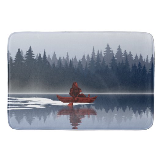 Bigfoot Lake Kano Wildernis Grove Dennekamp Badmat (Voorkant)