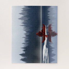 Bigfoot Lake Kano Wildernis Grove van Pijnbomen   Legpuzzel